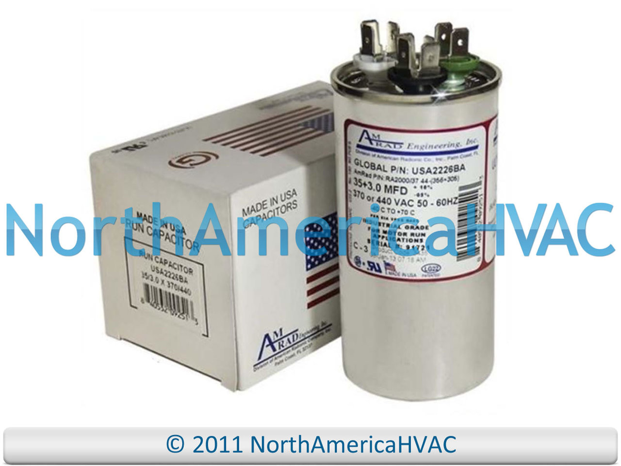 yuca36 Amazon.com: 27L473-80 + 5 uf MFD 370 Volt VAC - Genteq Round